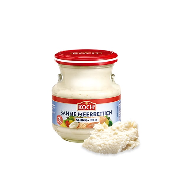 KOCHS Produkte Sahnemeerrettich Serviervorschlag