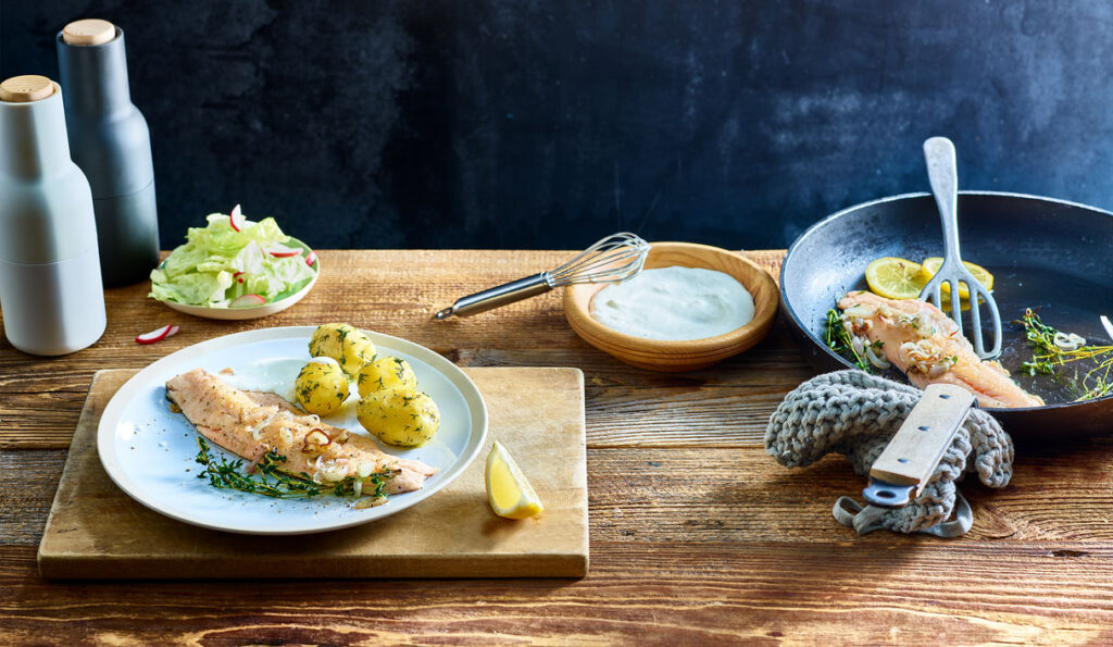 Gebratene Forelle mit Meerrettich-Sauce - KOCH&amp;#39;S